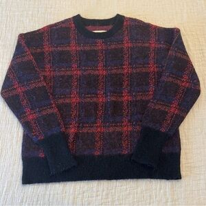 EUC! Current/Elliott Pink/Purple Mohair Blend Crewneck, sz M (see measurements)